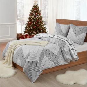 Buymax Bettwäsche, Biber, 2 teilig, 155x220 cm Flanell 100% Baumwolle Winterbettwäsche mit Reißverschluss