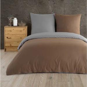 Buymax Bettwäsche Wendebettwäsche, Renforcé, 3 teilig, Premium 100% Baumwolle Bettbezug-Set 200x200 cm mit Reißverschluss