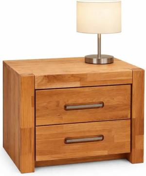 bv-vertrieb Nachtschrank Nachtkonsole Wildeiche Nachtschrank 55/52/40 Softcloseschubladen #4328