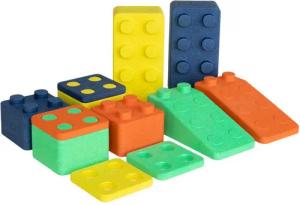 bygge Starterset "FARVESPIL" (12 Teile) Spielbausteine, (Starterset, Starterset), Made in Germany, teilweise aus recyceltem Material, 100% recyclebar