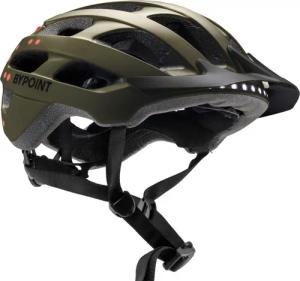 Bypoint S-ERT Velohelm mit wiederaufladbarer Beleuchtung L 58-62 cm