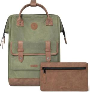 CABAIA Rucksack Waxed Cotton Backpack (Set, 3-tlg)