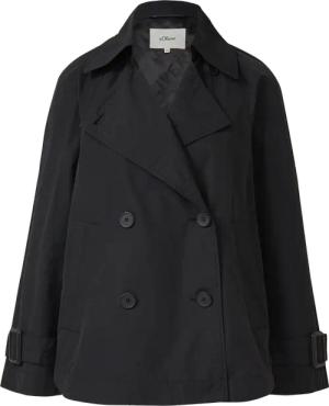 Caban-Jacke im Relaxed Fit mit abgerundetem Saum