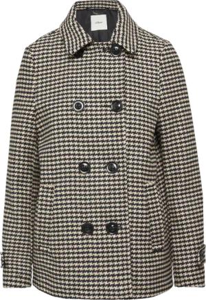 Cabanjacke mit Hahnentrittmuster