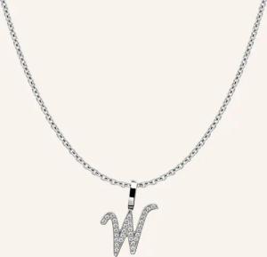 CADA Kette TINY DIAMOND LETTER W