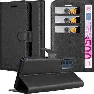 Cadorabo Handyhülle für Motorola MOTO E32 4G / E32S Hülle Motorola MOTO E32 4G / E32S, Hülle Schutzhülle mit Standfunktion, Kartenfach und Magnetverschluss