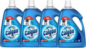 Calgon 4-in-1 Power Gel 4 x 2,15 l Wasserenthärter (Spar-Pack, [4-St. Wirksam gegen Kalk, Schmutz, Gerüche und Korrosion)