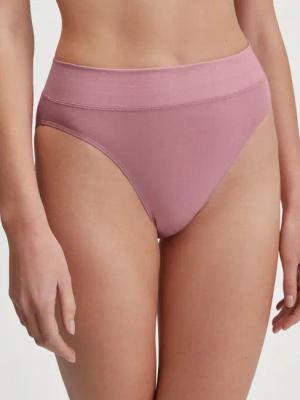 CALIDA Elastic Slip mit Softbund, high waistfür Damen, XS, Rosa, So bequem kann sportlich sein