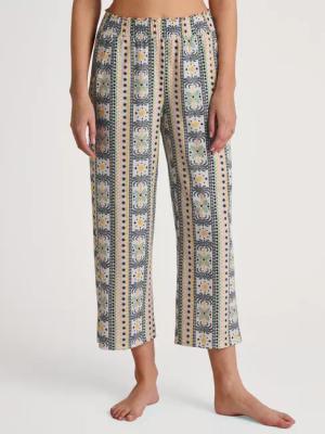 CALIDA Favourites Sun 7/8-Pyjamahosefür Damen, S, Beige, Mit Mix & Match zum sommerlichen Lieblingsoutfit