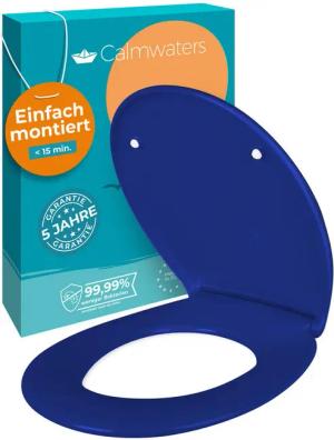 Calmwaters WC-Sitz Original, Premium, Made in EU, Absenkautomatik, bis 250 kg, Abnehmbar, 26LP6228