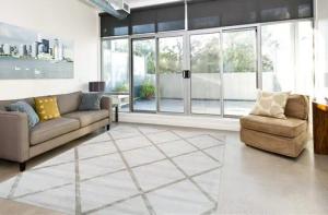 calo-deluxe Teppich "Viteox 210" rechteckig 13 mm Höhe Viskose, Kurzflor, Wohnzimmer