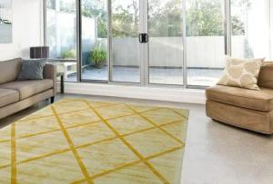 calo-deluxe Teppich "Viteox 210" rechteckig 13 mm Höhe Viskose, Kurzflor, Wohnzimmer