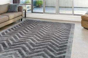 calo-deluxe Teppich "Viteox 410" rechteckig 13 mm Höhe Viskose, Kurzflor, Wohnzimmer