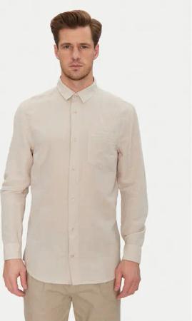 Calvin Klein Hemd K10K114488 Beige Regular Fit