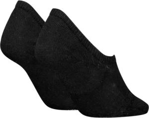 Calvin Klein Jeans Füßlinge "CKJ WOMEN HIGH CUT FOOTIE 2P GLOSSY" 2 Paar, No-Show-Design, hoch ausgeschnitten