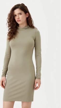 Calvin Klein Jeans Kleid für den Alltag J20J225074 Grün Slim Fit