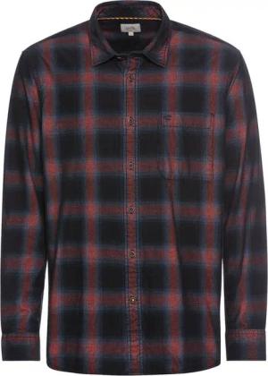 camel active Langarmhemd Langarm Hemd aus reiner Baumwolle