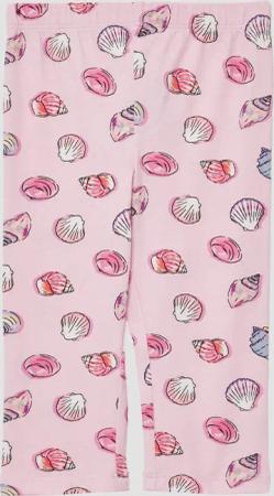 Capri-Leggings aus Baumwollmix mit All-over-Print