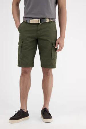 Cargobermuda inklusive Gürtel - Deep Olive