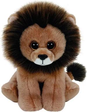 Carletto Kuscheltier Cecil, Beanie Babies, Löwe, ca. 24 cm, braun - Louie (1-St), Sammelfigur / Ideal als Geschenk
