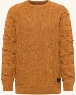 CARLO COLUCCI Unifarbener Strickpullover ESPOSINI