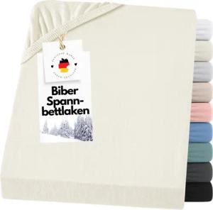 Carpe Sonno Spannbettlaken Biber Flanell Warm Winter Laken 90x200 100x200 140x200 180x200 200x200, Biber, Gummizug: rundum, (1 Stück), MADE IN GERMANY - Extra warm & kuschelig - Bügelfrei