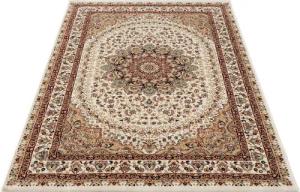 Carpetilla Designteppich Designer Wohnzimmer Teppich Afsahan Orientalische Knochens Farbe, Rechtetig, wohnzimmer