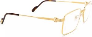 Cartier Brillengestell Unisex Eyewear C-Decor Gold Brille Sonnenbrille, französische Raffinesse und ein Hauch aristokratischer Distinktion