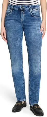 Cartoon Boyfriend-Jeans Damen mit Nieten