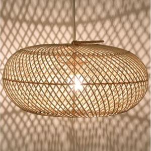 Casa Moro Deckenleuchten Hängeleuchte Rattan Wohnzimmer Esszimmer Pendelleuchte Boho handmade, ohne Leuchtmittel, Natur Lampe Leuchte Deko Idee Muttertag