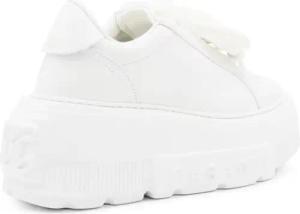 Casadei Low-Top Sneaker - White Leather Nexus Sneakers - Gr. 37,5 (EU) - in Weiß - für Damen