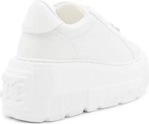 Casadei Low-Top Sneaker - White Leather Sneakers - Gr. 40 (EU) - in Weiß - für Damen