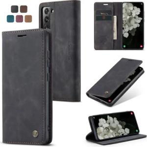 CaseMe Handyhülle Premium Hülle für Samsung Klapphülle