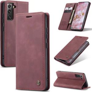 CaseMe Handyhülle Premium Hülle für Samsung Klapphülle