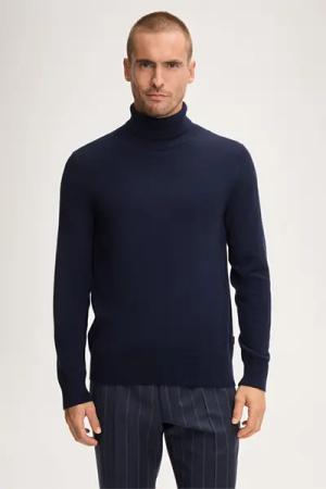 Cashmere-Rollkragen-Pullover Cashmono in Navy