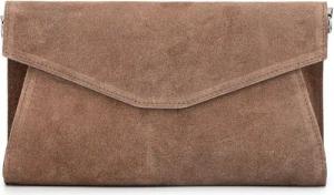 Caspar Clutch Leder Envelope Abendtasche Damen Tasche -PREMIUM LINE- Modell No.847, italienisches Wildleder, samtig weich, wahlweise im Metallic Look