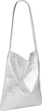 Caspar Schultertasche Mittelgroßer Leder Shopper Damen Tasche - CLASSIC LINE - Modell No.822, Casual, leicht & unempfindlich - 100% Echtleder - Handmade in Italy