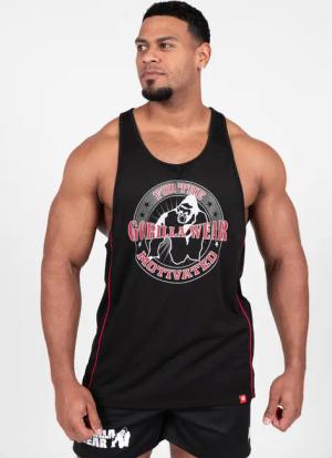 Casper Stringer-Tanktop - Schwarz/Rot
