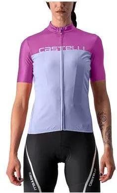 Castelli Velocissima Damen Kurzarmtrikot Rosa/Violett