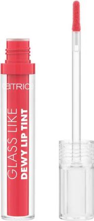 Catrice Lipgloss Glass Like Dewy Lip Tint, 3-tlg., Intensive Pflege, hochglänzendes, leuchtendes Finish, wässrige Textur.