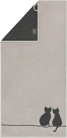 Cawö Handtuch Cawö Handtuchserie Cute Cats Edition You & Me 6263-70, 100% Baumwolle