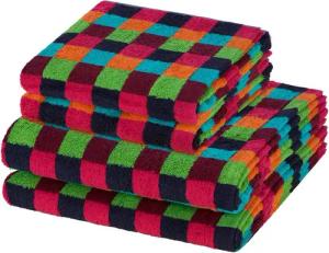 Cawö Handtuch Set Lifestyle, Walkfrottee (Spar-Set, 4-St), 2 X Handtuch 2 X Duschtuch im Set - Baumwolle - Saugstark
