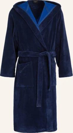 Cawö Herren-Bademantel mit Kapuze