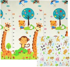 CCLIFE Spielmatte Krabbelmatte Spielmatte Babymatte Faltbar klappbar Wasserdicht, klappbar