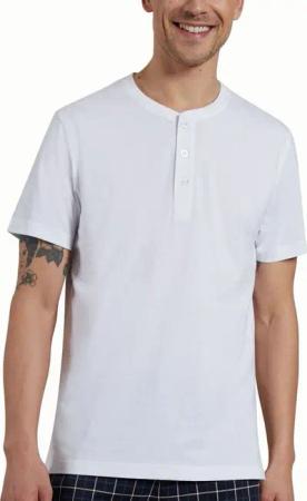 CECEBA Sleepshirt CECEBA Herren Shirt weiß uni (1-tlg)