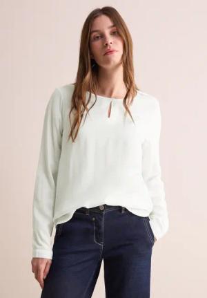 Cecil Langarmbluse aus softer Viskose