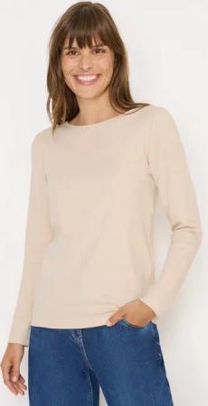 CECIL Langarmshirt aus reiner Baumwolle