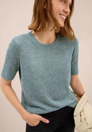 CECIL T-Shirt in feiner Strick Optik