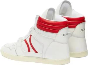 Celine Low-Top Sneaker - Break Mid Leather Sneakers - Gr. 41 (EU) - in Weiß - für Damen