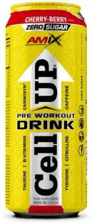 CellUp Pre-Workout-Getränk - 500 ml Kirsche AmiXpro®-Serie